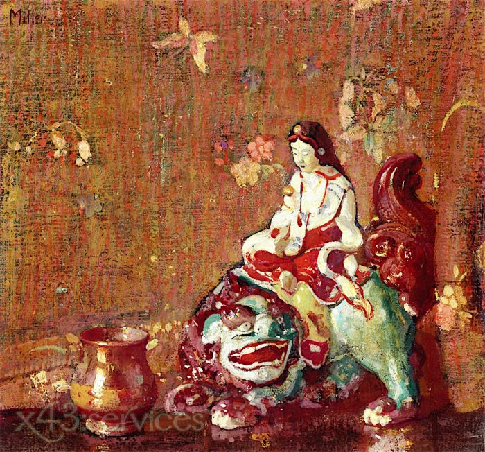 Richard Edward Miller - Chinesische Porzellanfigur - Chinese Porcelain Figure